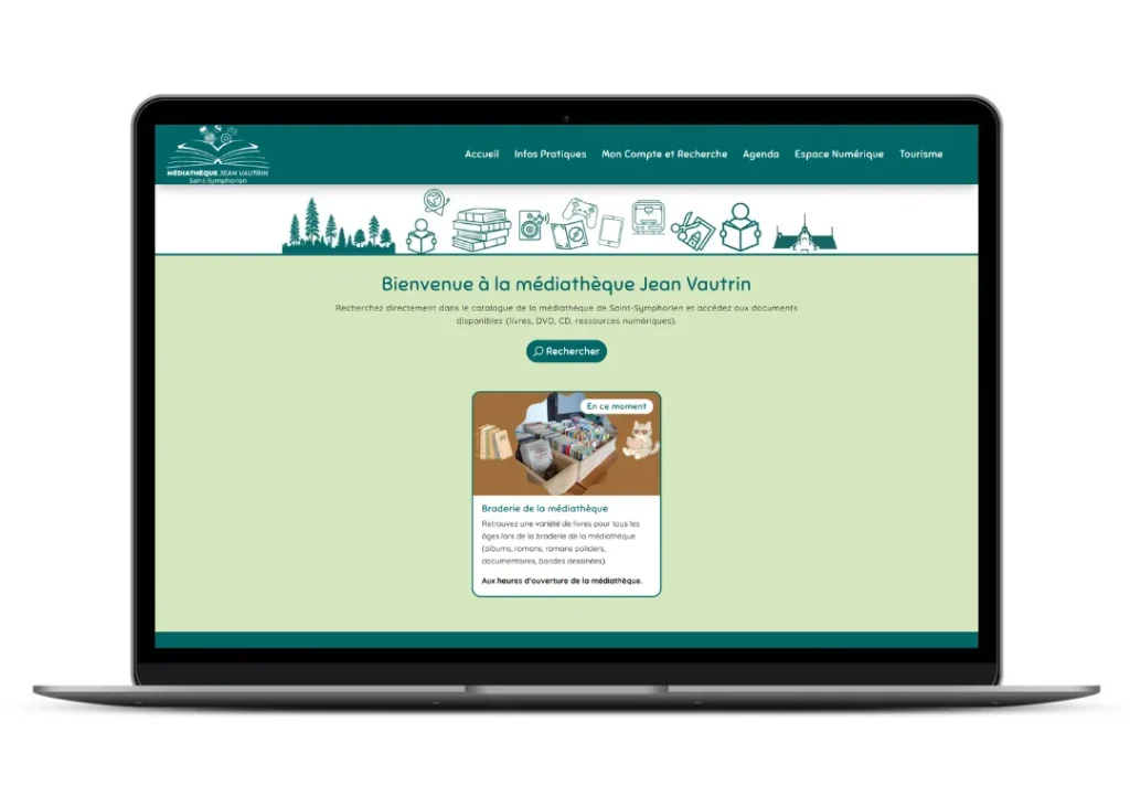Site web Médiathèque